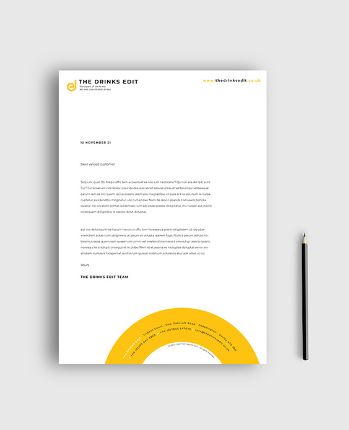 The Drinks Edit stationery